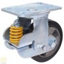 Globe 200 Plate, Shock absorb rubber caster