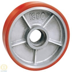 Globe 180 Fork lift Cast-iron core PU wheel