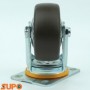 SUPO 75 Plate, Brown TPR caster
