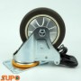 SUPO 100 Plate, Brown TPR caster