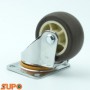 SUPO 50 Plate, Brown TPR Light duty caster