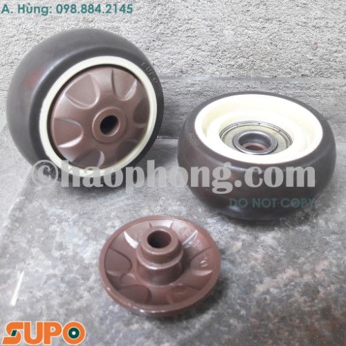 SUPO 50 TPR wheel (ball bearing)