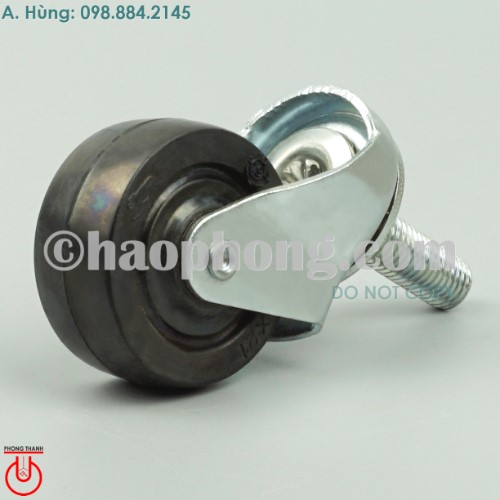 Phong Thanh 50 Threaded stem, Solid rubber caster