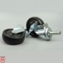 Phong Thanh 100 Threaded stem, Solid rubber caster