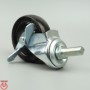 Phong Thanh 100 Threaded stem, Solid rubber caster