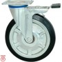 Phong Thanh R200 Plate, Steel core rubber caster