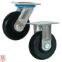 Phong Thanh H100 Plate, Cast-iron core rubber caster