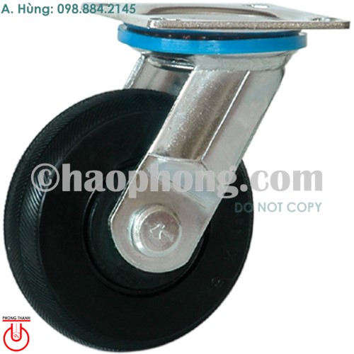 Phong Thanh H130 Plate, Cast-iron core rubber caster