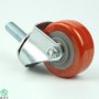 Gia Cuong 50 M12 Threaded stem, Red TPU caster