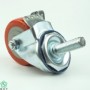 Gia Cuong 65 Threaded stem, Red TPU caster