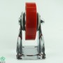 Gia Cuong G130 Plate, Red PU w Steel core caster