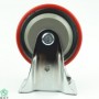 Gia Cuong G150 Plate, Red PU w Steel core caster