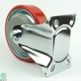Gia Cuong G150 Plate, Red PU w Steel core caster