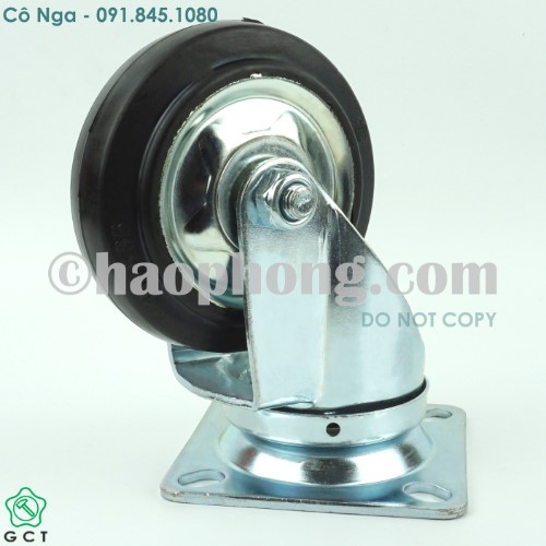 Gia Cuong N100 Plate, Steel core rubber caster