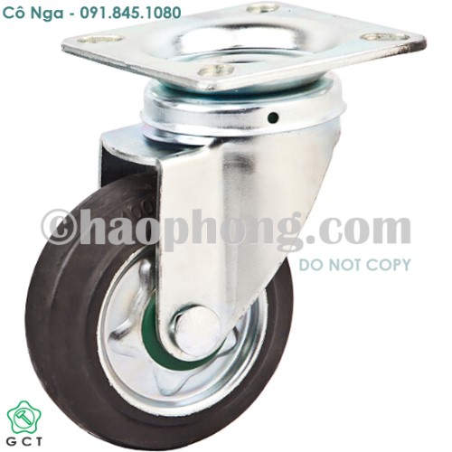 Gia Cuong N200 Plate, Steel core rubber caster
