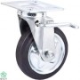 Gia Cuong N200 Plate, Steel core rubber caster