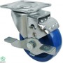 Gia Cuong 100 Plate, Blue PP caster