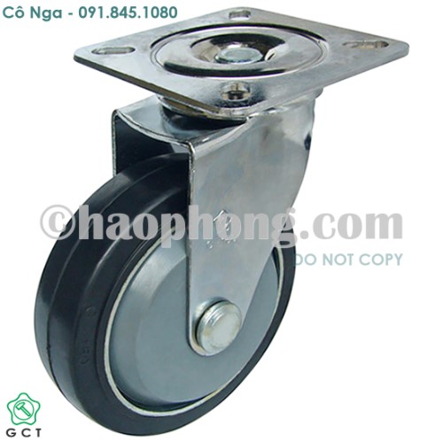 Gia Cuong G100 Plate, Steel core rubber caster