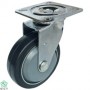 Gia Cuong G130 Plate, Steel core rubber caster
