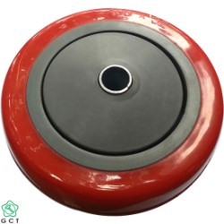 Gia Cuong 100 Red PU (PP core) wheel