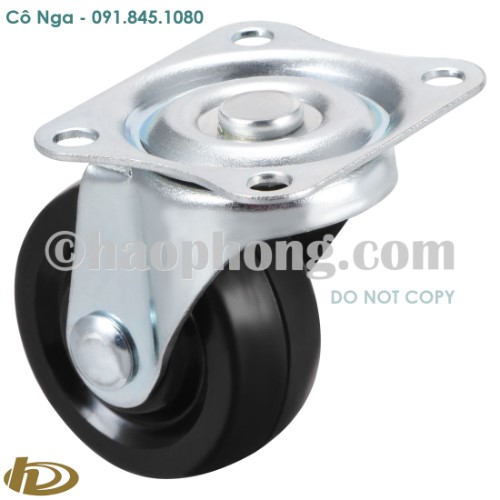 China 40 Plate, Solid rubber caster