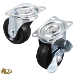 China 50 Plate, Solid rubber caster