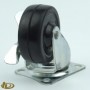 China 65 Plate, Solid rubber caster