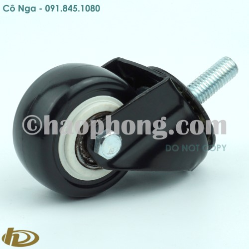 China 50 Threaded stem, PVC w ball bearing caster