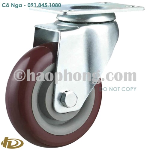 China 100 Plate, PVC w ball bearing caster