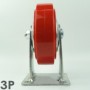 TDP PH150 Plate, Red PU caster