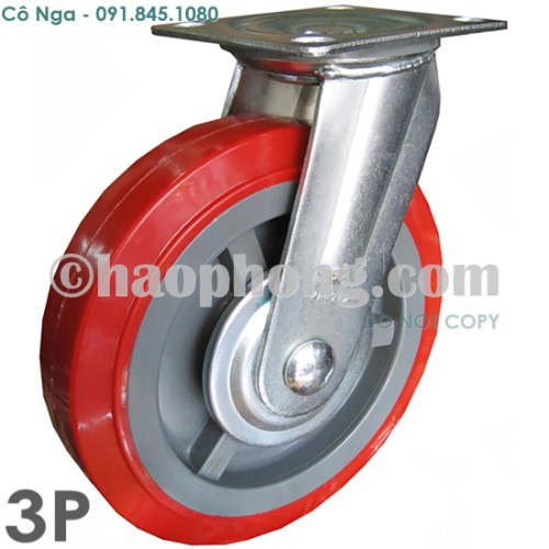 TDP PH200 Plate, Red PU caster