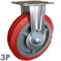TDP PH200 Plate, Red PU caster