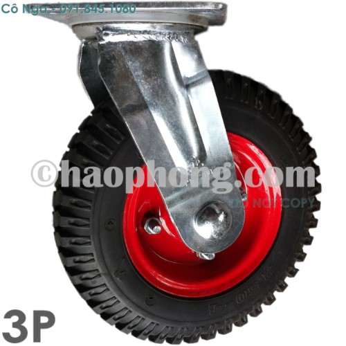 TDP PH250-4 Plate, Steel rims Rubber caster